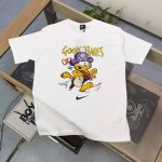 上新 款号：Tx355 2025新款Nike耐克加菲猫钩子字母图案Logo印花休闲情侣短袖T恤，轻奢高级，上身效果，绝绝子，采用250克纯棉面料，全套定制辅料，