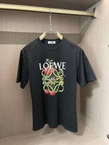 loewe 官网同款 官网同款 官网同款 重磅推荐！2025Ss夏装新品 专柜在售 最新系列图案Logo短袖T恤 必须人手一件的节奏！进口顶极精梳棉面料，极为亲
