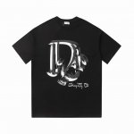 d51#P80 dior迪奥Cd字母Logo印花短袖T恤 logo标识精致升级，灵感源自八十年代复古 原版面料 官方同款 短袖T恤 定制260克同缸染面料 手感