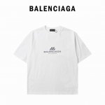 balenciaga 巴黎世家 Ib烫银印花T恤 单品介绍：巴黎世家2025 Ib烫银印花圆领短袖 面料：复古平纹针织面料，，270G 款型：欧版款型，圆领短袖