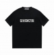 Givenchy 纪梵希 标识Logo字母印花百搭简约短袖T恤男女同款 吊牌 领标 水洗唛 三标齐全 定织定染280克精梳棉面料 尺码：S-Xxl 颜色：黑色，