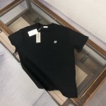 Adior 迪奥 2025春夏最新款短袖T恤，男女同款定制专属纯棉面料，定制原版工艺螺纹，胸前定制Logo图案设计！简约大方，从容百搭，档次极高，完美融入时尚还