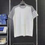 432 当天到货 现货现配 thom Browne 汤姆布朗25Ss拼色四杠针织polo短袖 原版面料 官网同款 非再生纱 高版本 独立定织面料 经历柔软定型