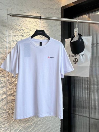 男款女款 五色经典 露露Lululemon2025夏季纯棉T恤短袖可搭配情侣款男款女款同款！ 尺码:S ，M，L，Xl 颜色: 黑色,白色,麦色，浅宝蓝，灰蓝