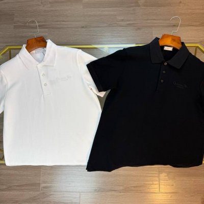 顶级代购版本★迪奥Dior字母刺绣翻领Polo衫短袖 香港贸易洋行渠道货！重磅高端臻品，取料珠地水洗面料，不起球，不变形，不缩水，上身效果舒适透气，布相高级，手