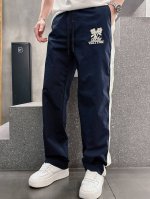 lv 驴家 2025 春夏新款 时尚休闲裤 上身舒适透气 颜色: 蓝 黑 码数:M-3Xl