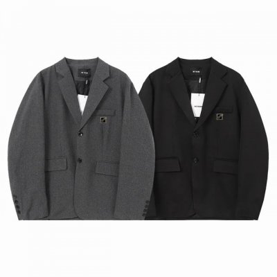 e005# We11Done西装金属方标胸章 权志龙同款男女韩版Logo休闲西服外套 高品质 原版定制面料 原厂品质 做工细节做到极致 区别市场普通货 全套定制