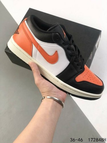 公司级带半码 乔丹Air Jordan 1 Low Aj1 Wh 乔1 低帮复古文化休闲运动篮球鞋 凭借出色的性能和吸睛的外观 Air Jordan直是风球场和