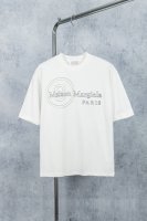 款号：M015# Maison Martin Margiela 梅森马吉拉25Ss 印花刺绣款短袖T恤 Yb一比一开发 100%棉 采用订色订染毛圈纯棉衣面，2