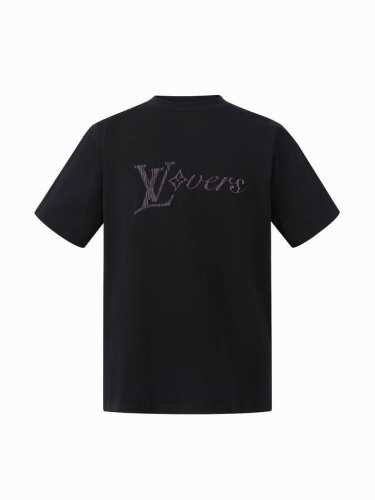 Louis Vuitton25Ss Vers短袖 正品8350购入 32支精疏棉平纹双纱230克 1*1配套罗纹 渐变印花 面料酵洗 定制1：1商标 宽松版型