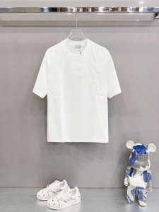 dior 迪奥 320克圆领短袖T恤 微标字母Logo双肩五星吊坠刺绣工艺 官方同步 1:1原版开模 时尚个性 百搭潮流 纯原品质 原版洗水面料 吊牌 领标 水