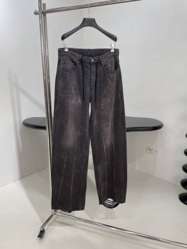 *25新品Y2K Baggy抽绳长裤 进口土耳其洗水牛仔布 大廓形版型中腰剪裁 配有抽绳，高低腰自由切换 做旧破坏怀旧洗水工艺 洗水做旧非常漂亮 越穿越有自己的