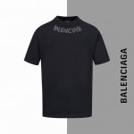 款号#Z42 巴黎项链字母发泡圆领短袖 Balenciaga官网一致款式 面料：32支双纱280克纯棉面料 同缸同色织染螺纹 颜色一致 工艺：进口机器发泡直喷工