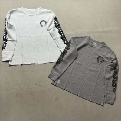 Chrome Hearts 克罗心麒麟臂华夫格圆领长袖