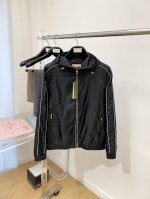 主推 古奇、2025新品夹克外套，时尚帅气，简约百搭款，顶级数码定位印花字母Logo，定制原版面料，不仅挺括，保持潮流的廓形，又穿着舒适，纱织更细腻，码数M-3