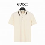 gucci 古驰 25Ss 双G字母小标压胶短袖Polo衫 双面丝光长绒棉进口珠地面料，质感柔软细腻爽滑，舒适透气凉爽， 且久穿久洗不褪色不变形。进口田岛机刺绣