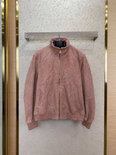Lv秀款提花夹克外套 Yb购入打版，Yb一致版型面料，三围定制，可与同季下装搭配营造时尚造型，定制五金辅料，三标齐全，男女同款！ 版型 宽松剪裁 颜色 单色 尺