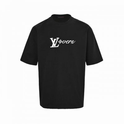 louis Vuitton 路易威登 25Ss 硅胶菲董字母Logo短袖 面料采用定制240G 26支特滑双股精棉平纹高密无尘全棉布料。前幅高密度加厚，走线平整