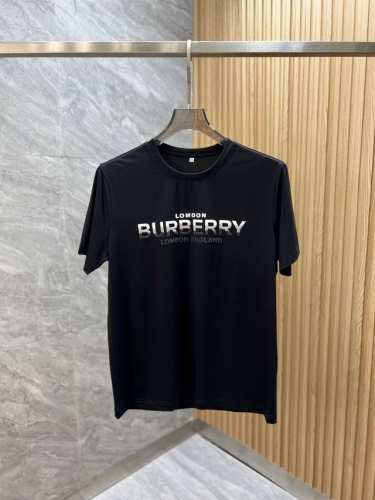 Burberry 巴宝莉 2025年春夏新品上新 三标齐全 丝光棉圆领短袖T恤 好货不用过多介绍 看细节 专柜码数 M-6Xl 175 140建议Xl 修身版型