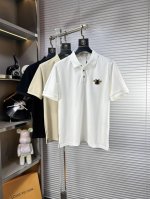Dio*迪奥 Ss25早春新款翻领polo衫 高品质珠地棉材质 雍容华贵的品牌风格，260克重 客供进口面料 做出来的衬衫也是版型垂顺挺括，并且还抗皱抗起球，贴