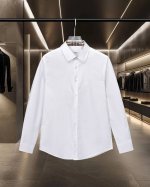 Bur 巴宝莉 Burberry爆款来袭 府绸款格纹弹力棉府绸长袖衬衫系列 2025Ss官网新款长袖 衬衫 衬衣，精美工艺 高端版本，专柜定制面料 透气舒适度高