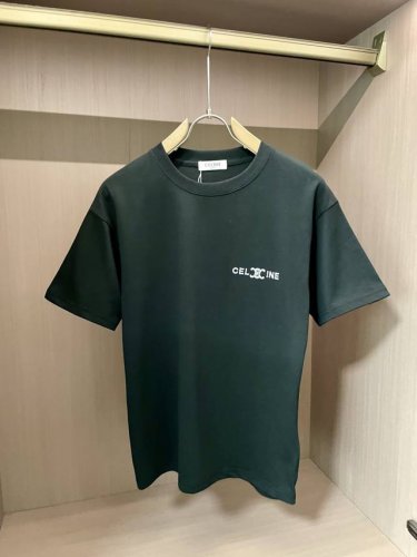 celine 2025春夏新品 优选特定原版开发双股精棉平纹面料 上身挺阔舒适度佳 外穿内搭随意搭配 男女同款夏日必备 3尺码S-Xl