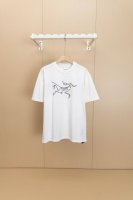 挂拍图 顶级版本-款号X17 Arc’Teryx始祖鸟Arc24Ss 胸前印花大Logo短袖T恤 采用60支双股，270G全棉面料。上身透气，绝不起球，手感柔软