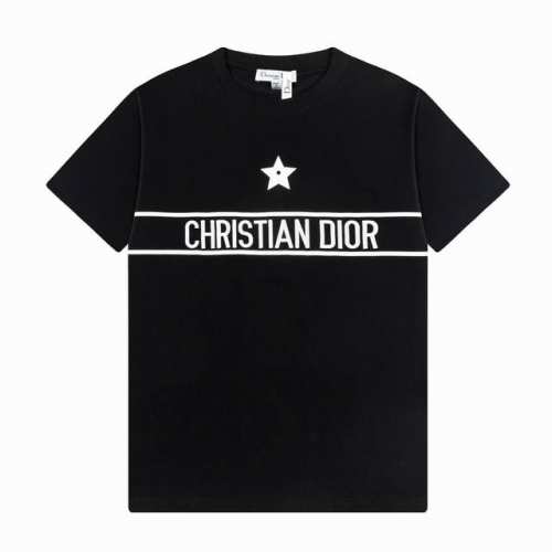 110 女款 隔天到 Dior 迪奥 2025新款 50支双冰爽棉170G面料 品牌刺绣字母Logo印花标识 官方同步 高版本 时尚个性 百搭潮流 纯原品质 原