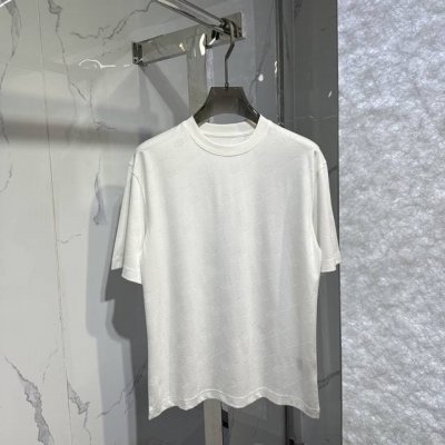 lp提花圆领T恤 颜色:黑 白 码数:M~3Xl