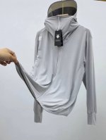 分男女款 迪桑特夏季防晒镜全方位防晒 超轻 超薄 一衣三用 多用途迪家夏季冰感Upf80+防紫外线冰丝防晒衣防晒服轻薄外套可拆卸帽檐防晒镜片 透气薄款冰丝外套！