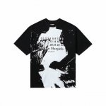 高版本Maisonmargiela 马吉拉 黑白泼墨涂鸦短袖，男女同款。 满满的高级感 性价比超高 手感超级柔软、细腻、柔软和不起球且不变形 G纯棉品质，后领标