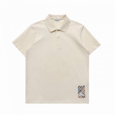 顶级复刻版本]品名: Burberry 巴宝莉 新款刺绣翻领polo衫短袖T恤 款号：5027 颜色：黑色 杏色 尺码：M-Xxl 面料: 280G重磅珠地棉，