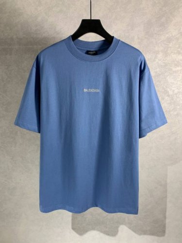 5505# 高品质 Balenciga 巴黎世家 前后英文刺绣圆领短袖T恤 采用纯棉柔软面料，对色定染面料，进口立体前后绣花工艺，潮流感十足，定染纯棉面料，Os