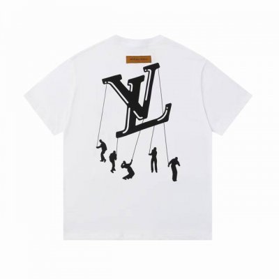 louis Vuitton*路易威登 Lv 经典伞兵人物印花短袖T恤 采用原板独家定制260克32支双莎纯棉面料 质感非常柔软舒服 100%区别市场的顶级面料