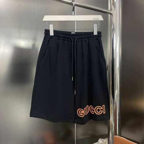 上新 纯原臻品 顶级原版复刻 Gucci古驰2025Ss新款Logo印花休闲运动短裤 原版面料高版本高品质 网红明星同款 50支双精梳丝光棉小蜂窝加厚320G双