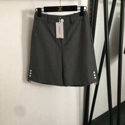 款号20253263 Thom Brow*Tb新款西装短裤 五分裤 灰色 黑色 S-Xl S码 腰围64 长51