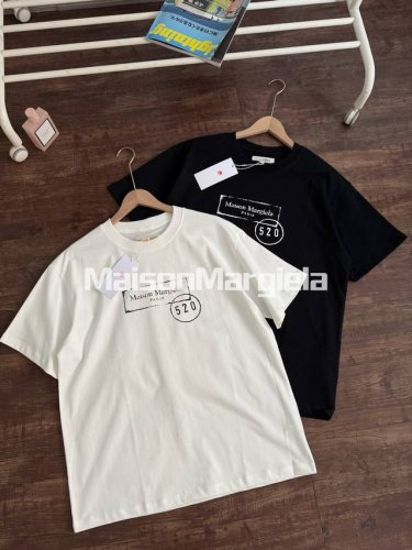 公司级 Maison Margiela 马吉拉 25Ss新款520限定款印花短袖T恤 全套包装！重磅纯棉面料32S精棉双股260克，罗纹32S1*1拉架十字螺纹