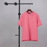 ralph Lauren拉夫劳伦Polo翻领胸口小标刺绣短袖 码数：S M L Xl 价格P： 颜色：深粉色 夏日型格必备，拉夫劳伦翻领短袖，经典与质感的完美融