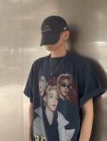 balenciaga 巴黎世家 25Ss Kim卡戴珊 pp人像水洗做旧磨破短袖T恤 原版购入开发 原汁原味的巴家版型 定织定染面料 水洗做旧破坏工艺 手感柔软