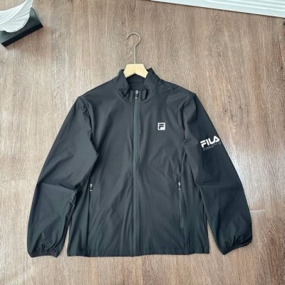 Fila 斐乐专柜款皮肤衣防晒衣外套 白灰 雾蓝 黑色 尺码L到5Xl 新款防晒衣超好透气性舒适细腻柔软亲肤，面料成份90锦纶10氨纶Upf70+紫外线防护系数