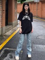 上新！Balenciaga巴黎世家新款短袖T恤，把经典玩出不同，打破单一设计再创造，增多点趣味性！男女同款入，厚实有质感，透气且吸汗，喜欢就盘她！ 尺码：S-3