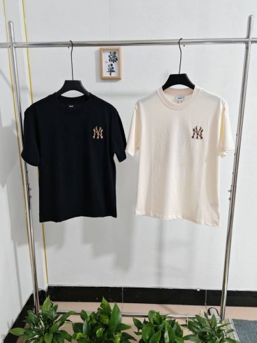 0358 Mlb 男女情侣刺绣系列运动T恤休闲短袖25春夏季新款 三标齐全，吊牌可以扫码验证，一衣一码！原厂包装！领口压条保证舒适性！高端品质2025Mlb N