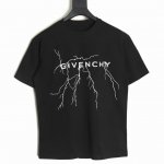 本地自取200 givenchy 纪梵希 24Ss 闪电反光印花短袖T恤 大面积印花采用大康丽数码印花机直喷 成本极高 经过多次的调试打版图案色差还原度与原版接