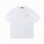 高版本Balenciaga 巴黎世家 反字母刺绣短袖T恤，前后均刺绣，采用田岛机重工刺绣10W+针 精细绣花无毛边杂线 非常紧密 凹凸质感明显 定织定染 G精梳