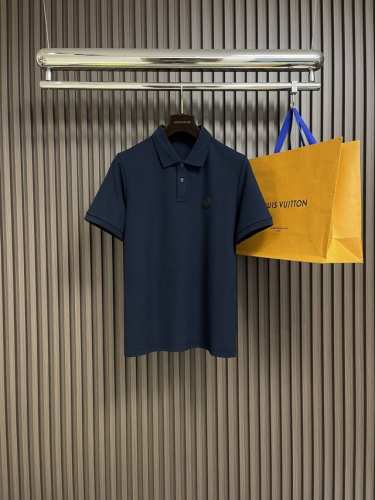 Moncler 2025Ss早春新款立体仔章polo衫 短袖马球衫，定制字母标识纽扣，细节到位，采用100％棉质珠地布制成，手感舒适，三标齐全 尺码：M-3Xl