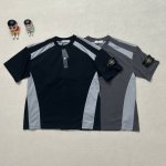 Stone Island 石头岛勋章重工网眼拼接袖标短袖 Stone Island 石头岛勋章重工网眼拼接袖标短袖 新款实拍图 面料采用高品质280克重工纯棉面