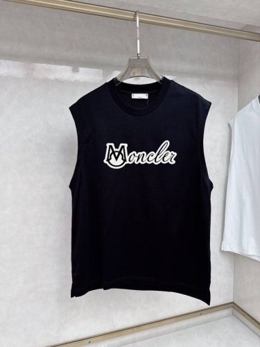 直 品牌 Moncler蒙口 2025夏季新品背心T袖 经典简约款式 任何人都可以轻松驾驶 进口定制丝光棉面料 手软舒适有型 吸汗透气 ，胸前经典品牌字母Log