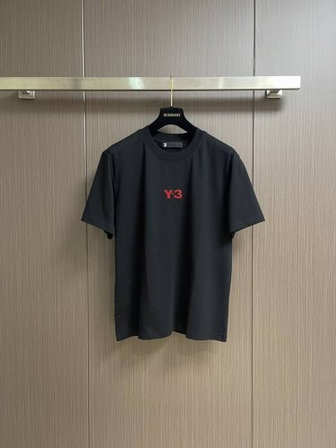 y3 山本耀司 2025Ss春夏新款 男女同款新款简约字母印花 圆领短袖T恤 夏天Y3的主场来了 妥妥的限量版短Tee无疑了 谁穿谁好看细节 标志性Y-3 Lo