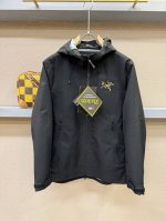 #Ziy P420 Jacket-Men's始祖鸟Gtx户外防水向导级冲锋衣机能风拉链夹克，硬壳防风防水冲锋衣，全压胶工艺，高品质 Yb压胶工艺 弯刀仿生版型