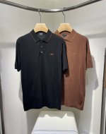 Zegna*2025New New 针织短袖 颜色 黑 咖 码数 48-56